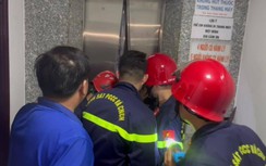 Giải cứu kịp thời 3 người bị mắc kẹt bên trong thang máy ở Huế