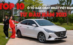 Infographic: TOP 10 ô tô bán chạy nhất Việt Nam đầu năm 2023