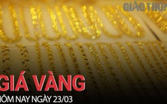 Giá vàng hôm nay 23/3: Thế giới giảm, trong nước tăng