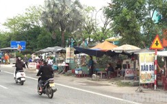 Điểm mặt những vị trí lấn chiếm hành lang ATGT trên quốc lộ ở Quảng Nam
