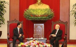 Tổng Bí thư Nguyễn Phú Trọng tiếp Bí thư Tỉnh ủy Vân Nam, Trung Quốc