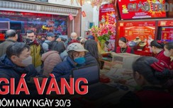 Giá vàng hôm nay 30/3: Giảm mạnh