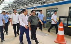 Thủ tướng Phạm Minh Chính đi thử nghiệm tàu metro Bến Thành - Suối Tiên