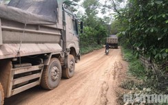 Hòa Bình: Dân khổ vì xe chở đá chạy suốt ngày đêm qua đường làng