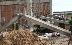 Giàn giáo công trình xây nhà bất ngờ sập đổ khiến 1 người tử vong tại chỗ
