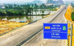 Ngày 28/4, ô tô bắt đầu được đi vào cao tốc Mai Sơn - QL45