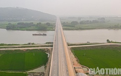 Ngắm cầu vượt sông dài nhất trên cao tốc Mai Sơn-QL45 mới khánh thành