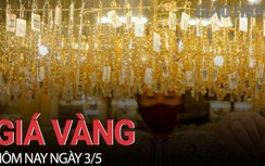 Giá vàng hôm nay 3/5: Bất ngờ tăng phi mã