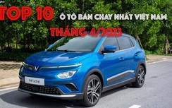 TOP 10 ô tô bán chạy nhất Việt Nam tháng 4/2023: Xe điện lên ngôi