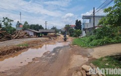 Phú Thọ: Dân kêu trời vì đường tỉnh 313C như ruộng cày