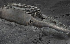 Những hình ảnh chưa từng thấy về xác tàu Titanic dưới đáy biển sâu