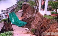 Sạt lở 60m đất ở Vĩnh Long vẫn còn diễn biến phức tạp