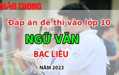 Đáp án đề thi môn Ngữ văn tuyển sinh lớp 10 tỉnh Bạc Liêu năm 2023