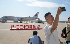 Cận cảnh máy bay nội địa Trung Quốc thực hiện chuyến bay đầu tiên