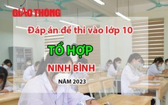 Đáp án đề thi môn Tổ hợp tuyển sinh lớp 10 tỉnh Ninh Bình năm 2023