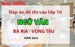 Đáp án đề thi tuyển sinh lớp 10 môn Ngữ văn Bà Rịa - Vũng Tàu năm 2023