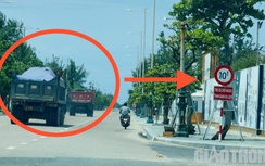Phú Yên: Xe nghi quá tải ung dung vào đường cấm, lộng hành ở Tuy Hòa