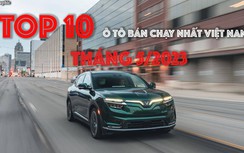 Infographic: TOP 10 ô tô bán chạy nhất tháng 5/2023