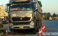 Chở quá tải, lái xe và doanh nghiệp bị phạt 226 triệu đồng ở Quảng Trị