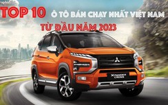 Infographic: TOP 10 ô tô bán chạy nhất Việt Nam từ đầu năm 2023