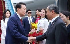 Tổng thống Hàn Quốc đến Hà Nội, bắt đầu thăm chính thức Việt Nam