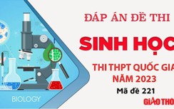 Gợi ý đáp án môn Sinh Học mã đề 221 tốt nghiệp THPT Quốc Gia 2023