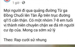 Công an Quảng Bình bác thông tin nhóm thanh niên chặn xe cướp tài sản