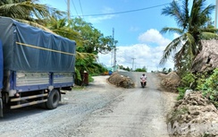 Bạc Liêu: Đường Ninh Quới - Ngan Dừa còn vướng GPMB 3/8 cầu