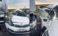 Tai nạn ở Nam Định: 2 mẹ con nữ tài xế ô tô tử vong, 2 người khác bị thương