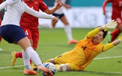 CĐV Mỹ ngỡ ngàng trước màn trình diễn của thủ thành tuyển nữ Việt Nam