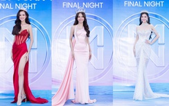 Dàn hoa hậu, á hậu gợi cảm trên thảm xanh Chung kết Miss World Vietnam 2023