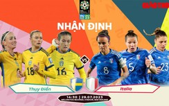 Nhận định, dự đoán kết quả Thụy Điển vs Italia, World Cup nữ 2023