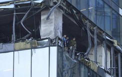 UAV Ukraine đâm vào tòa nhà chính phủ của Nga