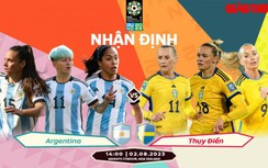 Nhận định, dự đoán kết quả Argentina vs Thụy Điển, World Cup nữ 2023