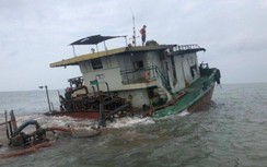 Tìm kiếm gia đình ngư dân mất tích khi tàu cá bị đắm ở vùng biển Hải Phòng