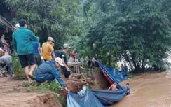 Nghệ An: Sạt lở taluy dương trên đường tỉnh 543D, giao thông bị chia cắt