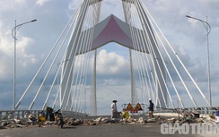 Cầu dây văng hình búp sen 224 tỷ ở Quảng Trị khánh thành dịp 2/9