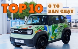 TOP 10 ô tô bán chạy nhất tháng 10