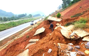 Ninh Bình: Tuyến đường Đông - Tây gần 2.000 tỷ đồng sạt lở ta luy, cần sớm khắc phục