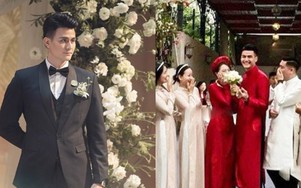 Hình ảnh hiếm hoi trong lễ cưới của siêu mẫu Vĩnh Thụy và ái nữ đại gia Đà Lạt