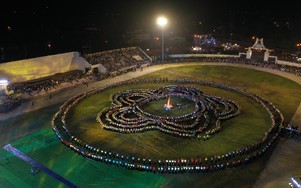 Ấn tượng màn đại xòe trên 2.000 người tham gia ở Yên Bái