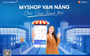 Chủ shop nhàn tênh với giải pháp chạm - quét để thanh toán của KienlongBank