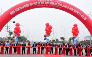 Khánh thành dự án đường đô thị gần 700 tỷ ở Tuyên Quang, giảm tải cho QL2