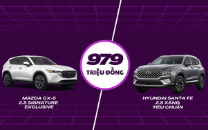 Cùng giá 979 triệu đồng, chọn Mazda CX-5 hay Hyundai Santa Fe?