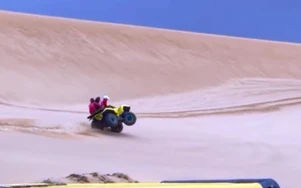Bình Thuận: Làm rõ clip nam thanh niên chạy xe mô tô địa hình "làm xiếc" trên đồi cát