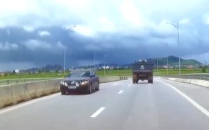 Truy tìm tài xế đi ngược chiều ở nút giao cao tốc Mai Sơn - QL45