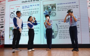 CSGT Đồng Tháp đào tạo kỹ năng lái xe an toàn cho hàng nghìn sinh viên