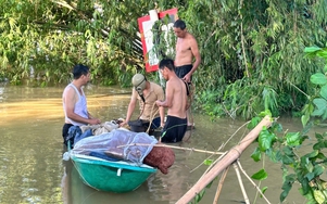 Bắc Ninh: Hàng trăm cán bộ, chiến sĩ và người dân xuyên đêm khắc phục sự cố đê sông