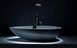 Amber Solid Surface - Khi Clara định nghĩa lại chuẩn mực của phòng tắm thượng lưu