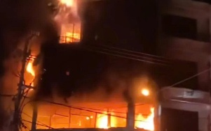 Khánh Hoà: Cháy lớn ở ngôi nhà 4 tầng gần chợ Đầm Nha Trang